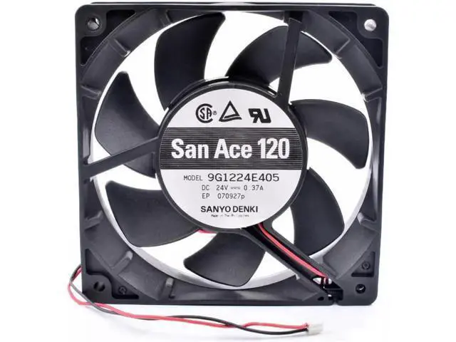 Alt view image 2 of 4 - 9G1224E405 12025 12cm 120mm fan DC24V 0.37A Inverter high air volume high speed cooling fan
