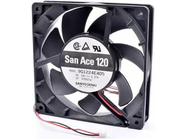 Alt view image 3 of 4 - 9G1224E405 12025 12cm 120mm fan DC24V 0.37A Inverter high air volume high speed cooling fan