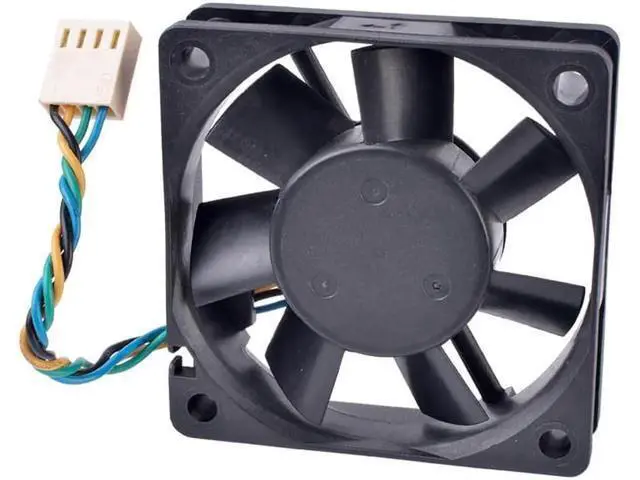 Alt view image 4 of 5 - 6015-12HB 6cm 60mm fan 6015 12V 0.12A 4-wire pwm computer motherboard CPU cooling fan