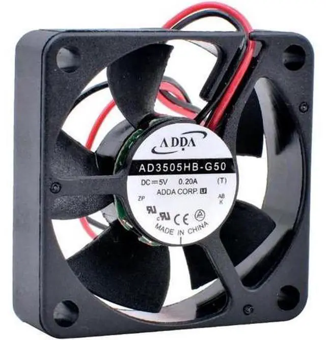 Main image of Brand new AD3505HB-G50 3.5cm 3510 35mm fan 35x35x10mm DC5V 0.20A double ball large air volume miniature cooling fan