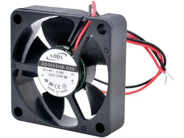 Alt view image 4 of 5 - Brand new AD3505HB-G50 3.5cm 3510 35mm fan 35x35x10mm DC5V 0.20A double ball large air volume miniature cooling fan