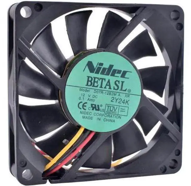 Main image of D07R-12B2M 7cm 7015 70mm fan 12V 0.10A Double ball bearing computer CPU radiator cooling fan