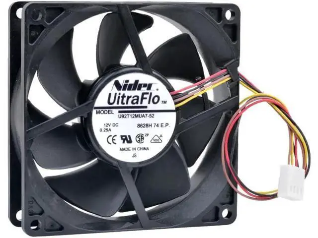 Alt view image 4 of 5 - U92T12MUA7-52 9cm 9025 92x92x25mm 92mm fan 12V 0.25A 4 line pwm computer chassis CPU cooling fan