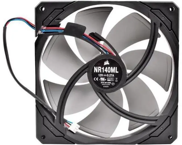 Alt view image 2 of 4 - New NR140ML 14cm 140mm fan 140x140x25mm 14025 DC12V 0.27A cooling fan for RMx Series 850W (2021) power supply