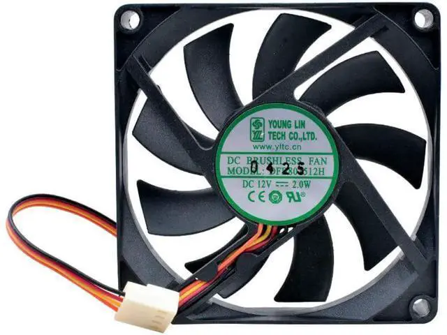 Alt view image 2 of 4 - Brand new DFB801512H 8cm 80mm fan 80x80x15mm DC12V 2.0W double ball bearing 4pin pwm cooling fan for case CPU