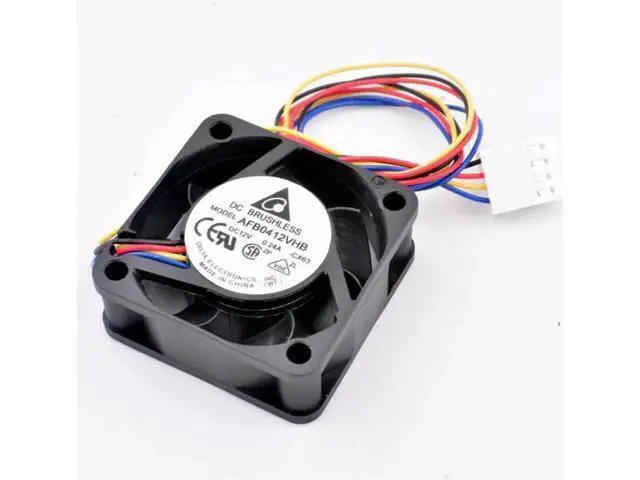 Alt view image 5 of 5 - AFB0412VHB 4cm 40mm fan 40x40x15mm DC12V 0.24A 4pin pwm control speed Cooling fan for router switch miniature chassis