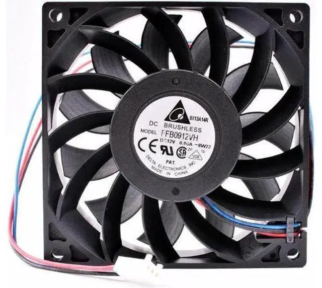 Main image of FFB0912VH 9cm 92mm fan 92x92x25mm DC12V 0.90A 3 lines computer chassis CPU server cooling fan