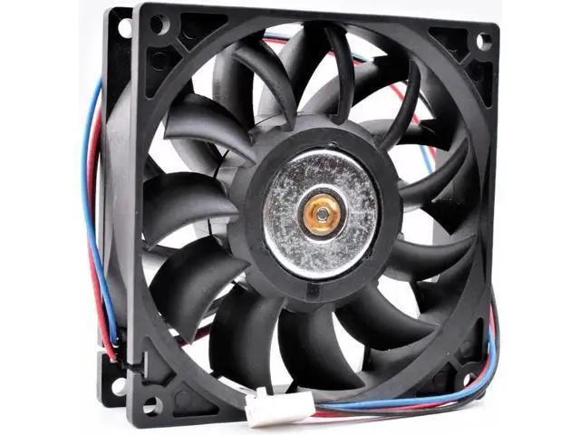Alt view image 4 of 4 - FFB0912VH 9cm 92mm fan 92x92x25mm DC12V 0.90A 3 lines computer chassis CPU server cooling fan