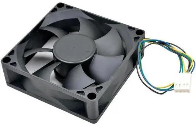 Alt view image 2 of 5 - EFB-08E12H-P2 8cm 80mm fan 80x80x25mm DC12V 0.35A 4pin cooling fan for computer CPU