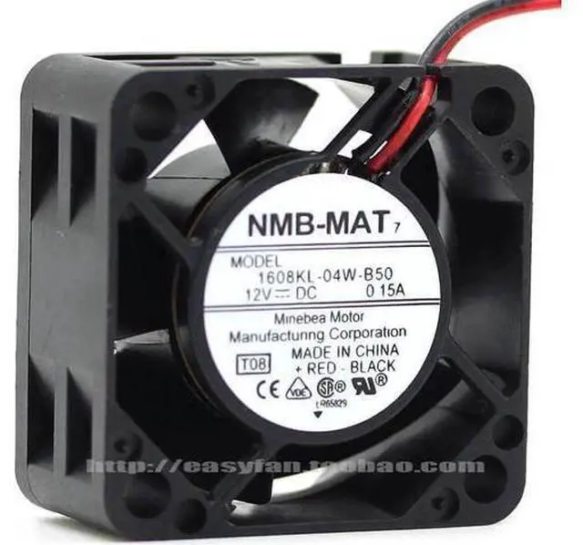 Main image of 1608KL-04W-B50 4cm 40mm fan 4020 40x40x20mm 12V 0.15A Double ball bearing large air volume cooling fan