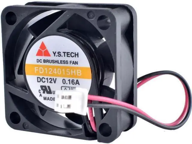 Alt view image 2 of 5 - FD124015HB 4cm 40mm fan 4015 40x40x15mm 12V 0.16A Double ball bearing large air volume silent cooling fan