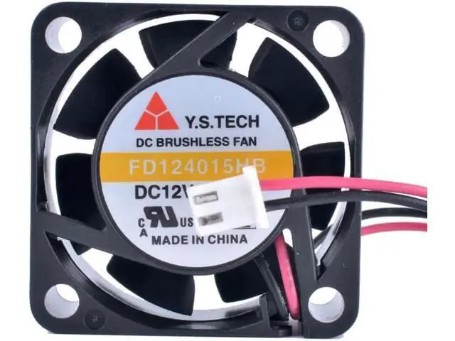 Alt view image 4 of 5 - FD124015HB 4cm 40mm fan 4015 40x40x15mm 12V 0.16A Double ball bearing large air volume silent cooling fan