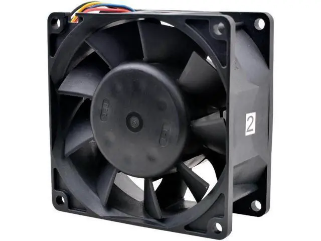 Alt view image 2 of 5 - 3115RL-04W-B76 80mm fan 8cm 80x80x38mm DC12V 1.60A 4 lines High speed cooling fan for server case
