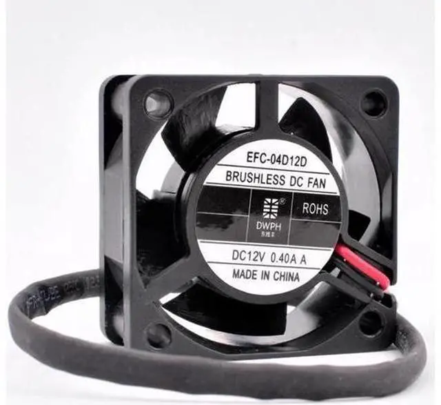 Main image of EFC-04D12D 4cm 40mm fan 40x40x20mm DC12V 0.40A 2pin 2 ball bearings, large air volume cooling fan for chassis router