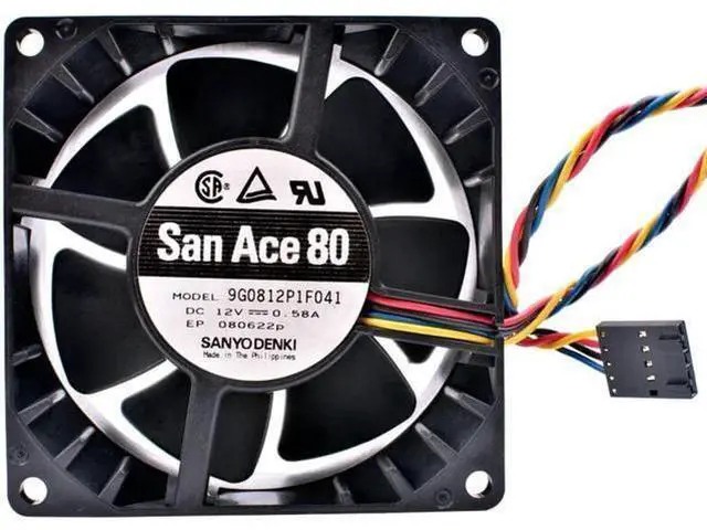 Main image of 9G0812P1F041 8cm 80mm fan 8038 12V 0.58A Double ball bearing server large air volume cooling fan