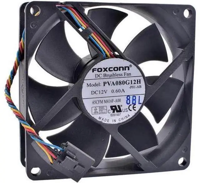Main image of PVA080G12H 8cm 8025 80mm fan 12V 0.60A Air volume server cooling fan