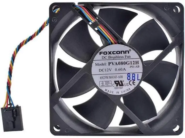 Alt view image 2 of 4 - PVA080G12H 8cm 8025 80mm fan 12V 0.60A Air volume server cooling fan