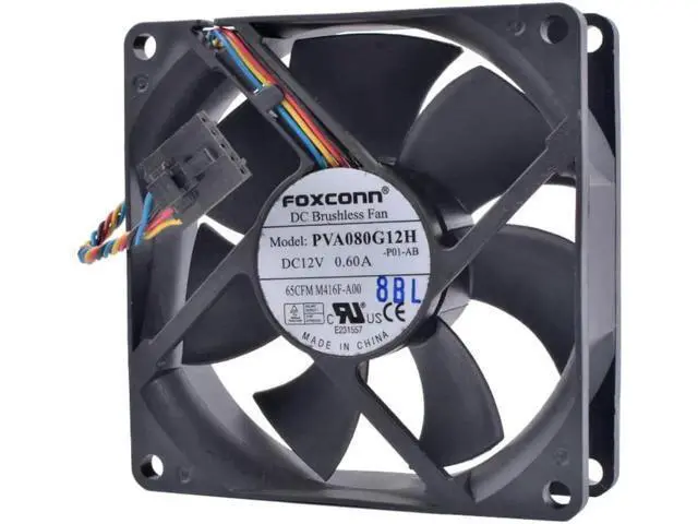 Alt view image 4 of 4 - PVA080G12H 8cm 8025 80mm fan 12V 0.60A Air volume server cooling fan