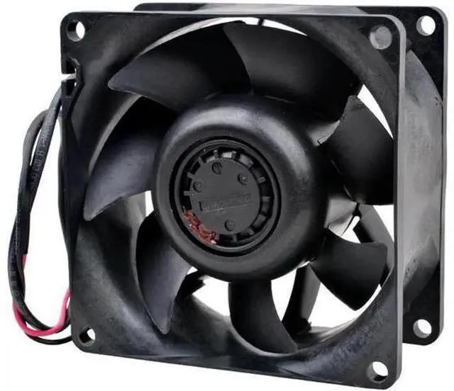 Alt view image 4 of 6 - V80E12BUA7-51 8cm 8038 80mm fan 80x80x38mm DC12V 2.84A High air volume cooling fan for servers and modified motorcycles