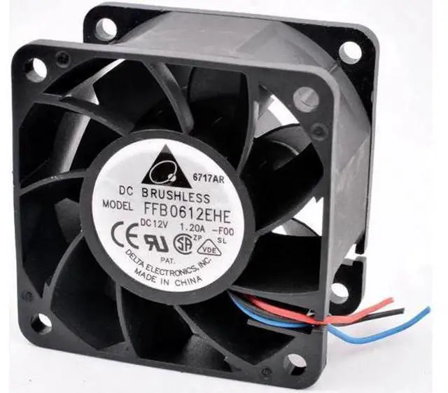 Main image of FFB0612EHE 6cm 60mm fan 60x60x38mm DC12V 1.20A server chassis large air volume cooling fan