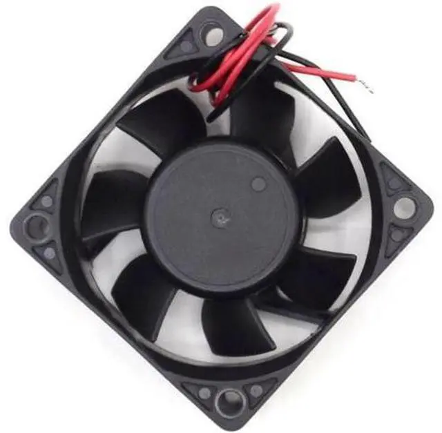 Alt view image 3 of 4 - New YY6025H12B 6025 12V 0.25A DC cooling fan 6cm double ball bearing fan blower 60*60*25mm