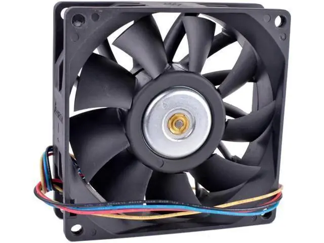 Alt view image 3 of 4 - FFB0812SH 8cm 8025 80mm fan 12V 0.60A 4-wire pwm high volume booster cooling fan
