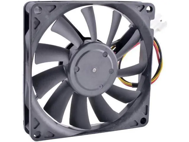 Alt view image 3 of 4 - D08R-12TS1 8cm 80mm fan 8015 12V 0.09A 3-wire ultra-quiet cooling fan