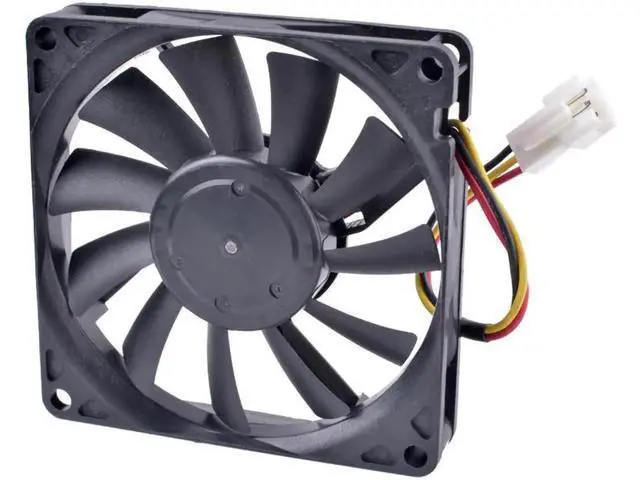 Alt view image 2 of 4 - D08R-12TS1 8cm 80mm fan 8015 12V 0.09A 3-wire ultra-quiet cooling fan