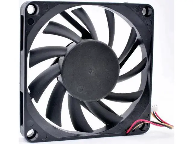 Alt view image 3 of 5 - DFB701012M 7cm 70mm fan 70x70x10mm DC12V 1.7W 3 wires, double ball bearings, cooling fan for chassis power supply CPU
