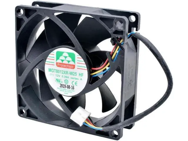 Alt view image 2 of 5 - MGT8012XR-W25 8cm 80mm fan 80x80x25mm DC12V 0.39A 4pin Cooling fan for chassis CPU