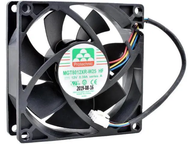 Alt view image 4 of 5 - MGT8012XR-W25 8cm 80mm fan 80x80x25mm DC12V 0.39A 4pin Cooling fan for chassis CPU