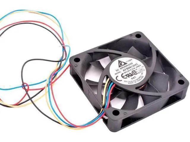Alt view image 4 of 4 - AFB0612HC-AM03 6cm 60mm fan 60x60x13mm DC12V 0.21A 4 lines double ball bearing pwm chassis CPU cooling fan