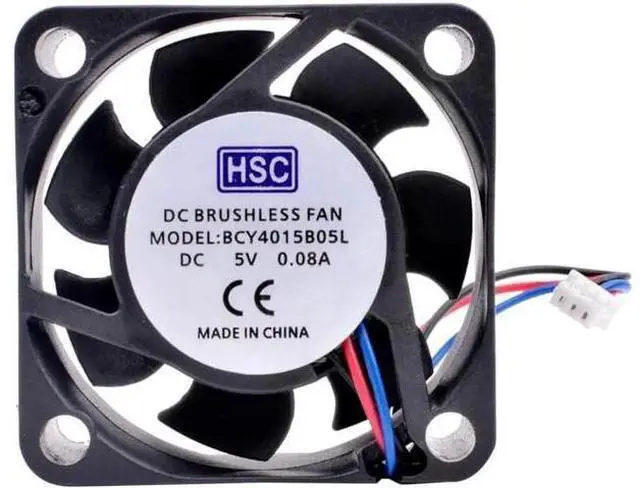 Main image of BCY4015B05L new 4cm 40mm fan 40x40x15mm DC5V 0.08A 3 lines double ball mute cooling fan for industrial router