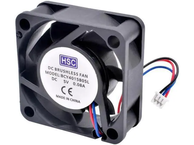 Alt view image 3 of 3 - BCY4015B05L new 4cm 40mm fan 40x40x15mm DC5V 0.08A 3 lines double ball mute cooling fan for industrial router