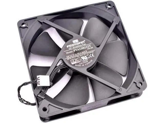 Alt view image 3 of 5 - PVA120G12T 12cm 12025 120mm fan 120x120x25mm DC12V 0.50A 4 lines suitable for server chassis CPU cooling fan