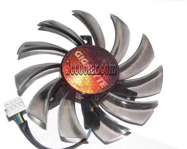 Main image of Vga Video Card Cooling T128010SU 12V 0.35A 4 Wires 4 Pins Frameless Cooler