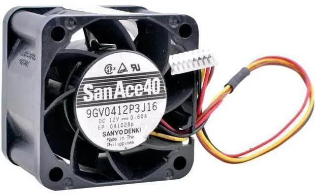 Main image of 9GV0412P3J16 4cm 40mm fan 40x40x28mm DC12V 0.60A cooling fan for server power supply