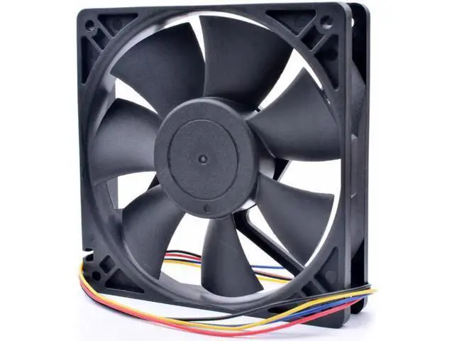 Alt view image 4 of 4 - ANCHAOPU ACP1212BE-12H 12cm 12025 120x120x25mm 120mm fan 12V 0.30A 4 line chassis CPU cooling fan