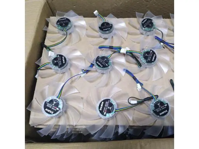 Alt view image 4 of 4 - VGA Cooling Video Fan Z9XL-PWM CNPS12X CNPS9900MAX 12V 0.4A 4Wire