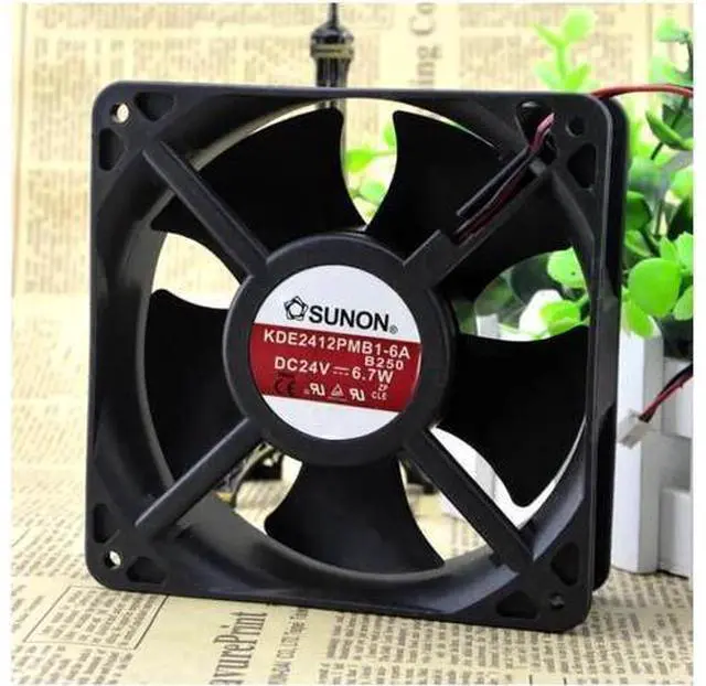 Alt view image 3 of 4 - For SUNON KDE2412PMB1-6A 12038 24V 6.7W 12CM Siemens inverter fan cooling fan