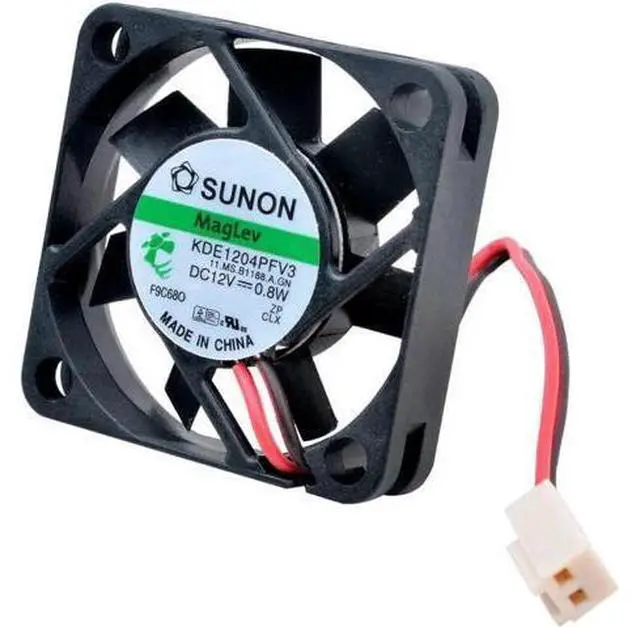 Alt view image 2 of 5 - KDE1204PFV3 4cm 4010 40mm fan 40x40x10mm DC12V 0.8W Magnetic bearing 2pin Cooling fan for power monitoring host