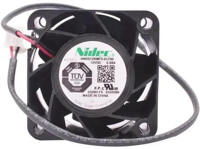 Main image of W40S12BMF5-01Z90 4cm 40mm fan 40x40x28mm 4028 DC12V 0.68A Double ball bearing is suitable for cooling fan of power server