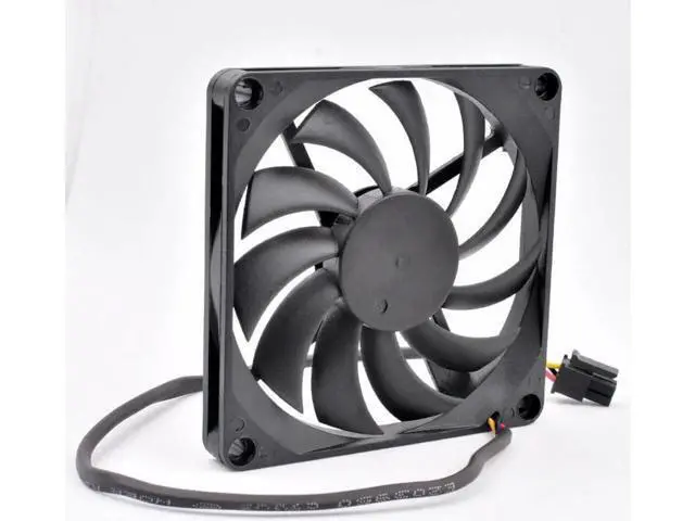 Alt view image 3 of 5 - DFC801012H 8cm 80mm fan 80x80x10mm DC12V 2.9W 3 wires for the cooling fan of the chassis power inverter