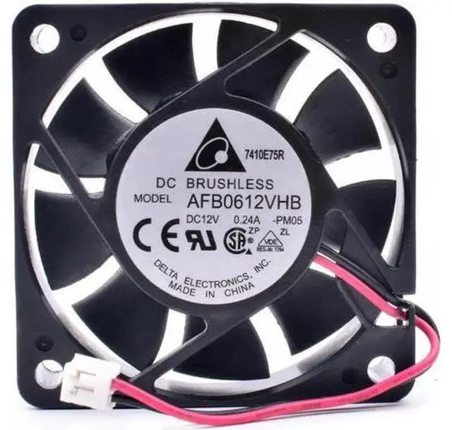 Main image of AFB0612VHB 6cm 6015 60x60x15mm 60mm fan 12V 0.24A power transformer ball cooling fan