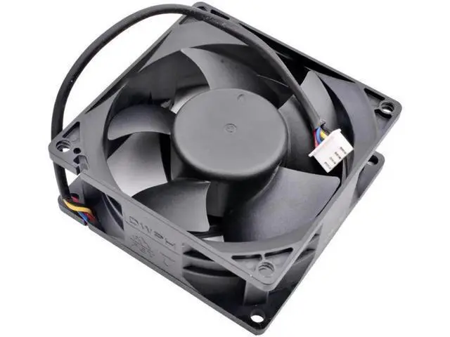 Alt view image 4 of 5 - DWPH EFC-08J12D-BP02 8cm 8032 80mm fan 80x80x32mm DC12V 1.00A power switch server 4 lines of cooling fan