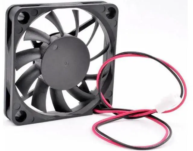 Alt view image 3 of 5 - DFB601012L 6cm 60mm fan 60x60x10mm DC12V 1.6W 2pin 2 ball bearings suitable for chassis power charger cooling fan