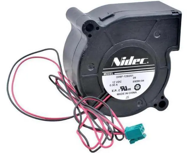 Main image of D06F-12B2S1 6cm 60mm blower fan 60x60x28mm pitch 65mm DC12V 0.30A blower cooling fan for humidifier projector