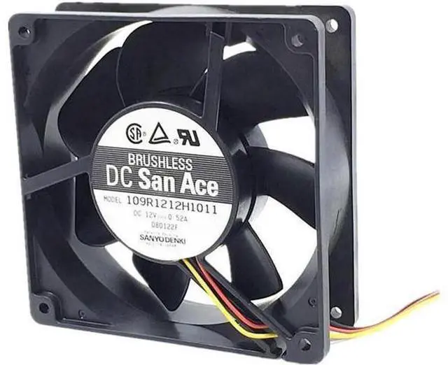 Main image of 2pcs\/lot 109R1212H1011 Server Square Fan 12038 12cm 120X120X38mm DC12V 0.52A Server Cooling Fan