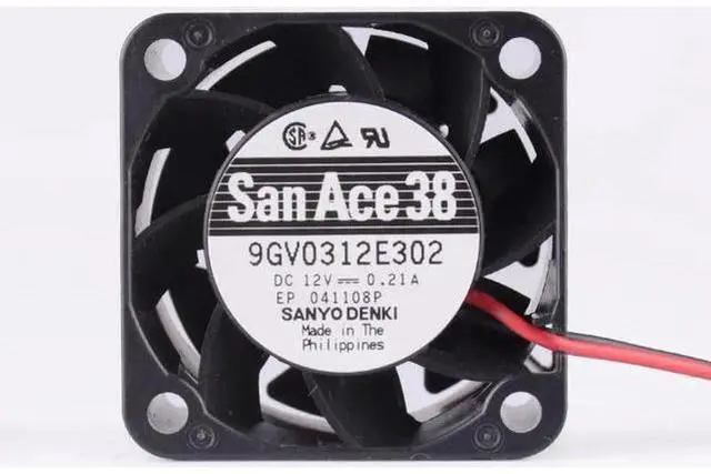 Main image of 9GV0312E302 40mm fan 40x40x28mm 4028 DC12V 0.21A 2-line server power cooling fan