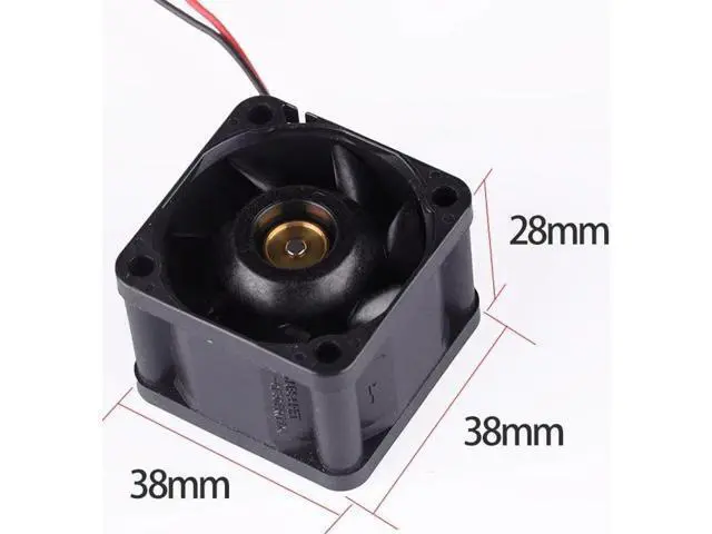 Alt view image 2 of 4 - 9GV0312E302 40mm fan 40x40x28mm 4028 DC12V 0.21A 2-line server power cooling fan